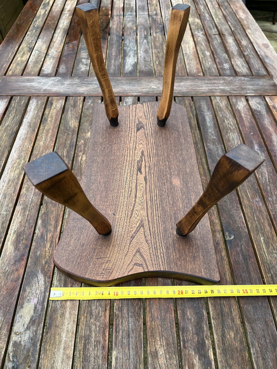 Image 1 of Brutalist Vintage Side Table - Timeless Design from the '60s-'70s