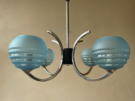 Image 1 of Pendant Lamp Lamp Art Deco French