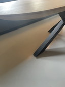 Mesa de comedor ovalada Melchior