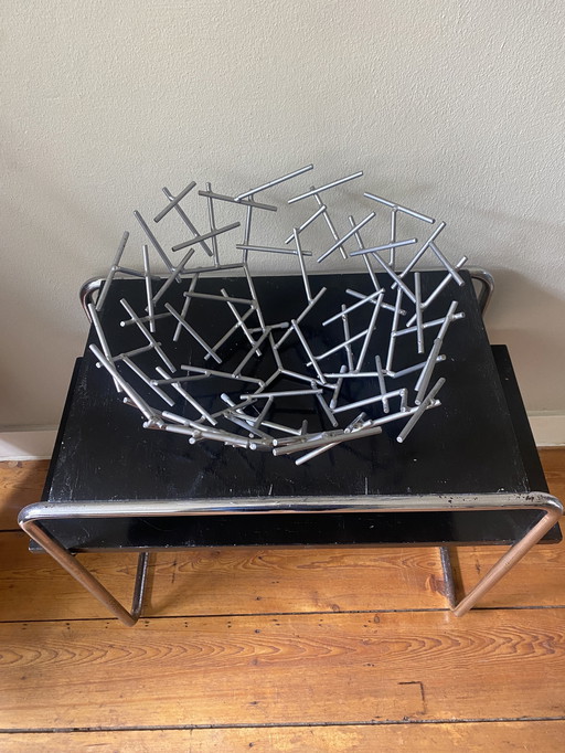 Metal design fruit basket