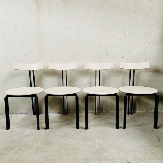 Image 1 of Harvink ZETA minimalist dining chairs Dutch Design 1980