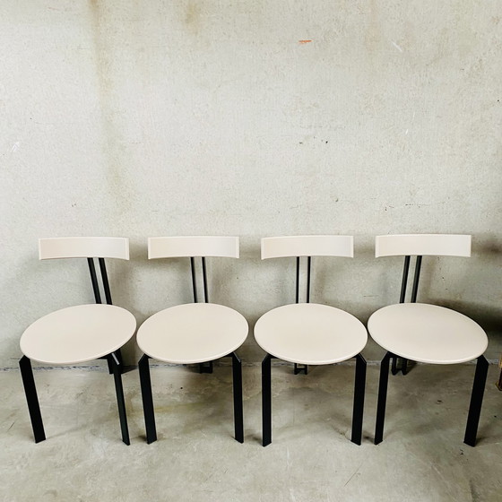 Image 1 of Harvink ZETA minimalist dining chairs Dutch Design 1980