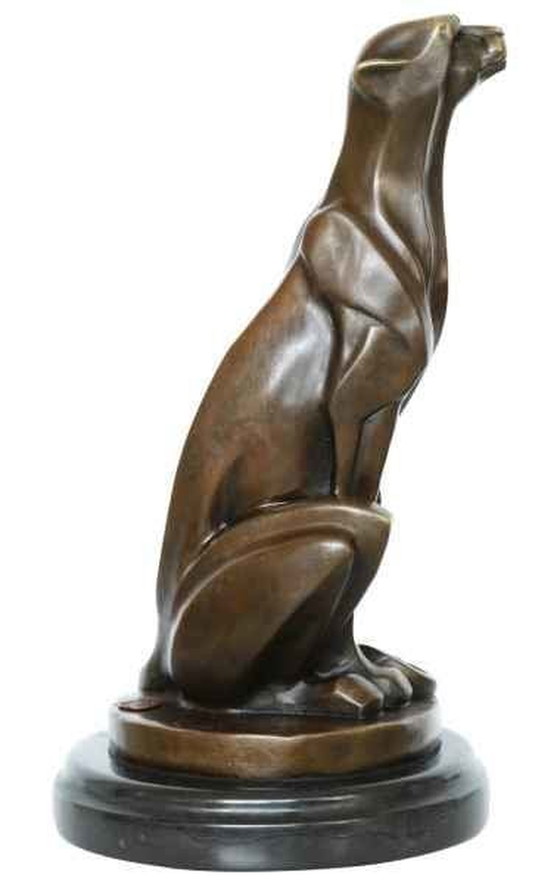 Image 1 of Cheetah Or Cheetah Bronze Statue