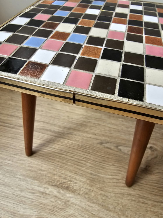 Image 1 of Vintage Mosaic Side Table