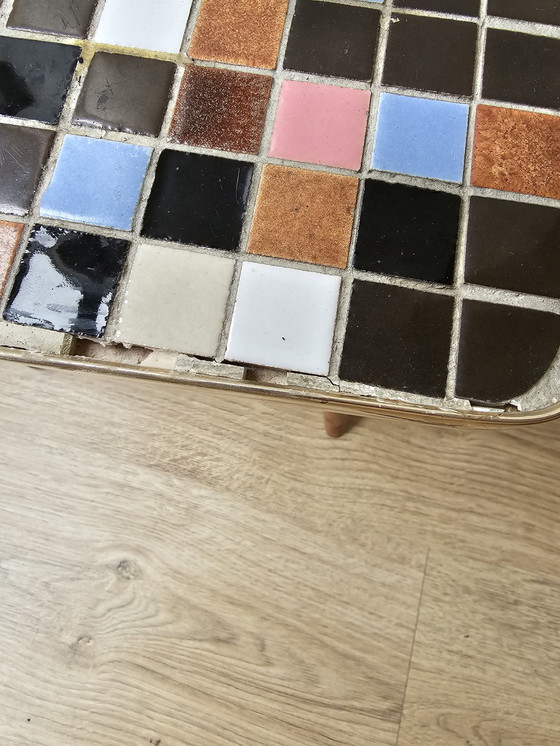 Image 1 of Vintage Mosaic Side Table