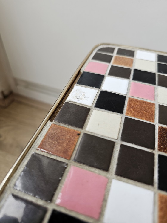 Image 1 of Vintage Mosaic Side Table