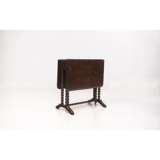 Image 1 of Vintage oak side table 