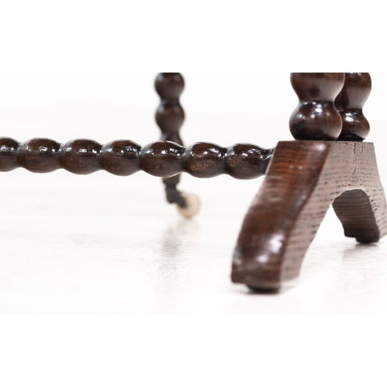 Image 1 of Vintage oak side table 