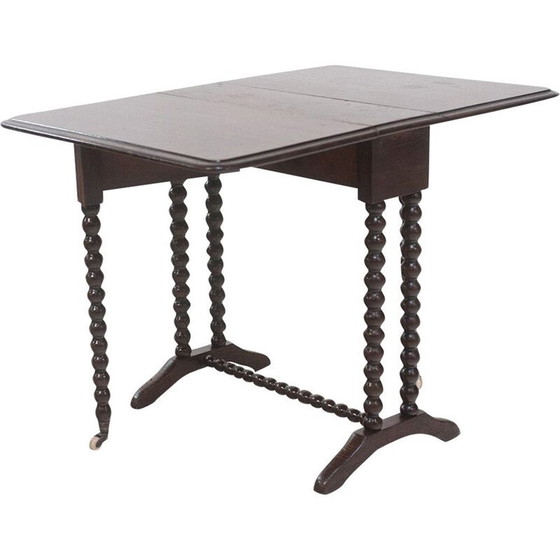 Image 1 of Vintage oak side table 