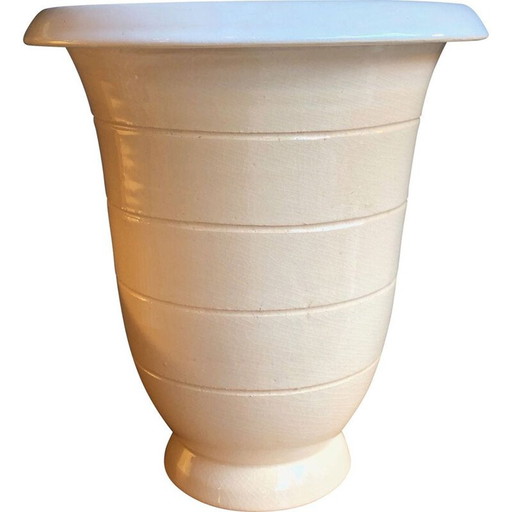 Lampada vintage in ceramica art déco di Primavera