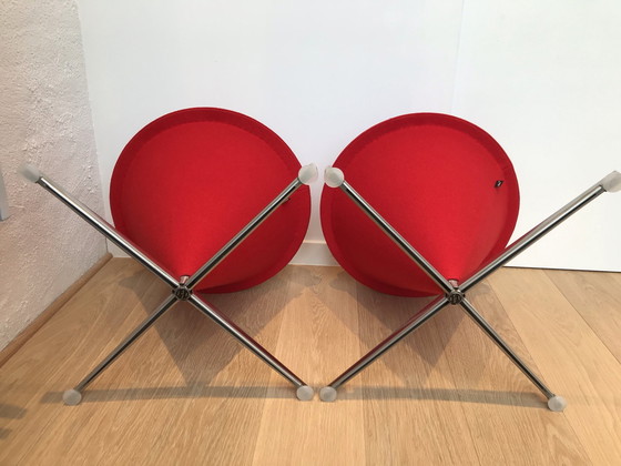 Image 1 of 8x Vitra Cone Stools by Verner Panton