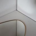 Miroir vintage des années 1950