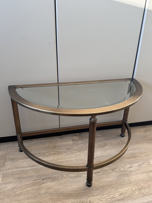 Brass coffee table