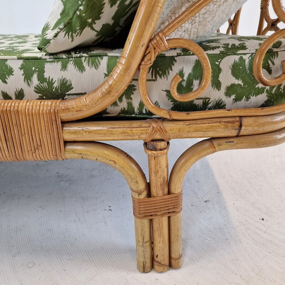 Image 1 of Vintage bamboo daybed, Italy 1960