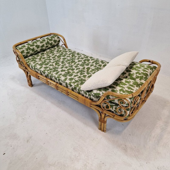Image 1 of Vintage bamboo daybed, Italy 1960