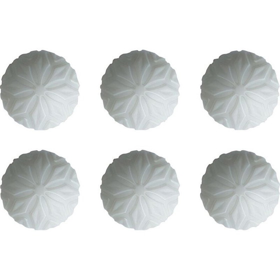 Image 1 of Set di 6 lampade da soffitto vintage da incasso, 1970