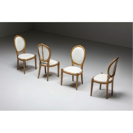 Image 1 of Sedia vintage in legno intagliata a mano, 1960