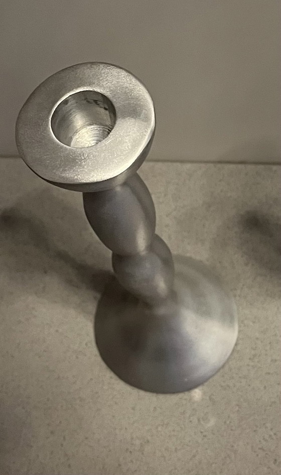 Image 1 of 2x Space Age candlesticks