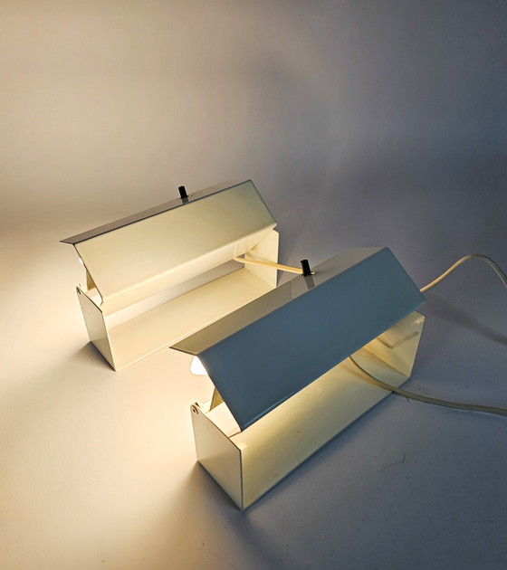 Image 1 of Batavia Holland - Vintage - Lampes de chevet (2) - hauteur réglable - Design - 70's