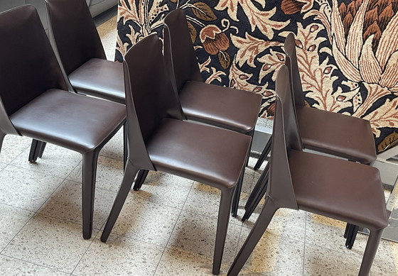 Image 1 of Flexform Isabel Dining Chairs (6)