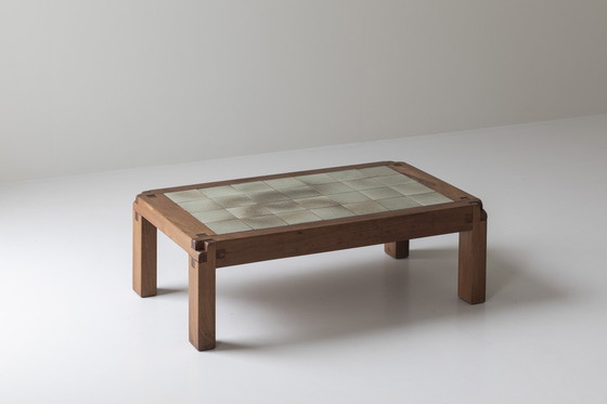 Image 1 of Rare And Early Model T18 Coffee Table By Pierre Chapo, France 1965.