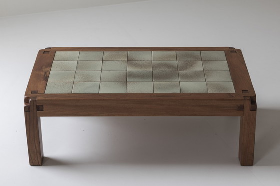 Image 1 of Rare And Early Model T18 Coffee Table By Pierre Chapo, France 1965.