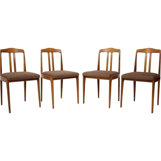 Image 1 of Set of 4 vintage dining chairs Czechoslovakia 1960s