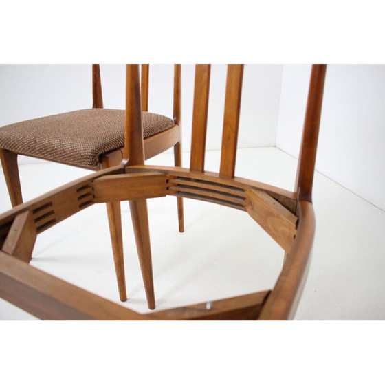 Image 1 of Set of 4 vintage dining chairs Czechoslovakia 1960s