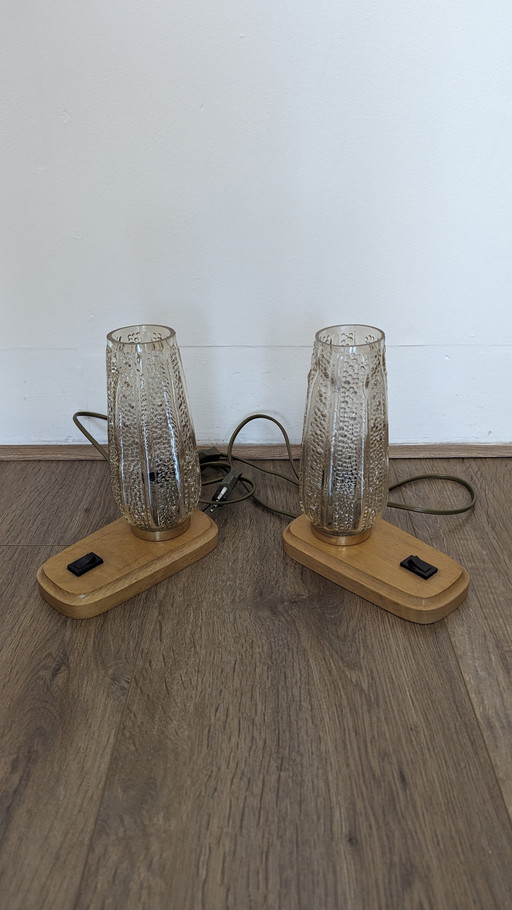 2x Hufnagel Leuchten lampe de table