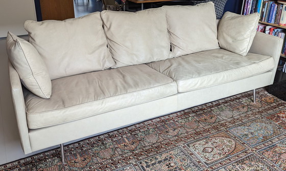 Image 1 of Hulshoff design leather sofa