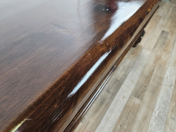 Image 1 of American Walnut Coffee Table With Drawers