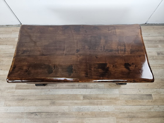 Image 1 of American Walnut Coffee Table With Drawers