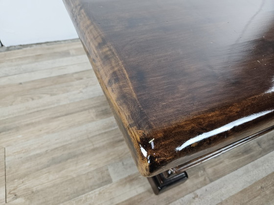 Image 1 of American Walnut Coffee Table With Drawers