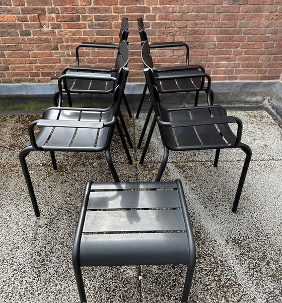 Image 1 of Fermob Luxembourg 4x chair + table