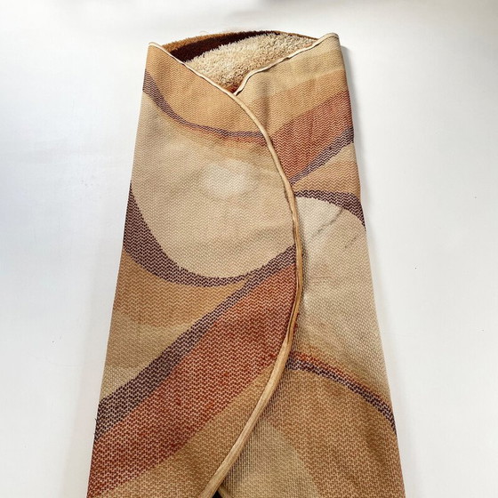 Image 1 of Vintage "Wave" High Pile Rya Rug by Prinstapijt Desso, Netherlands 1970s