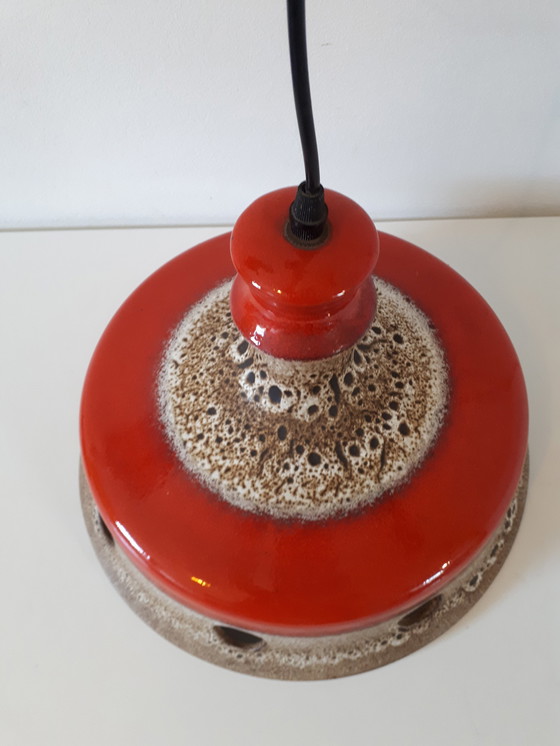 Image 1 of 70's ceramic pendant lamp