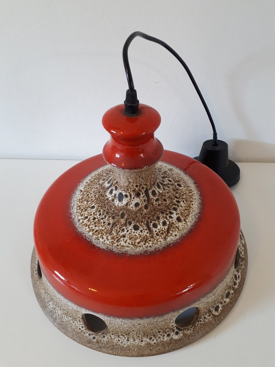 Image 1 of 70's ceramic pendant lamp