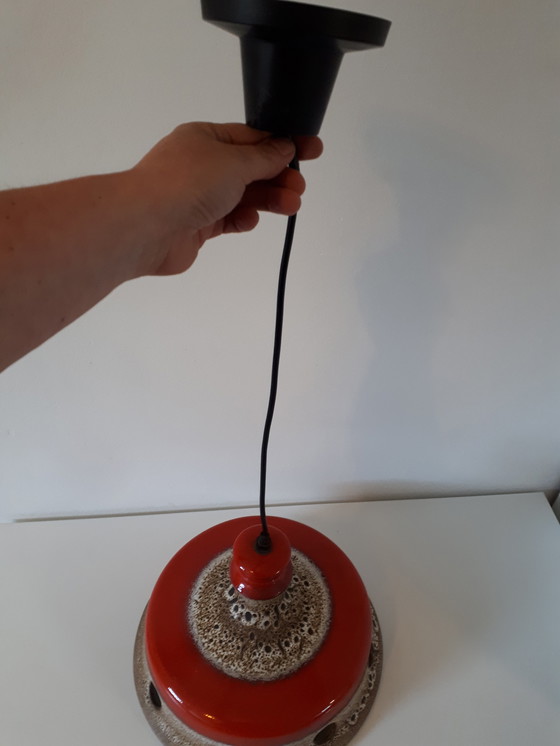 Image 1 of 70's ceramic pendant lamp