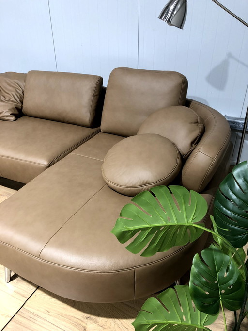 Ewald Schillig leather sofa