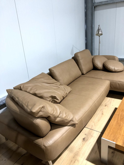 Ewald Schillig leather sofa