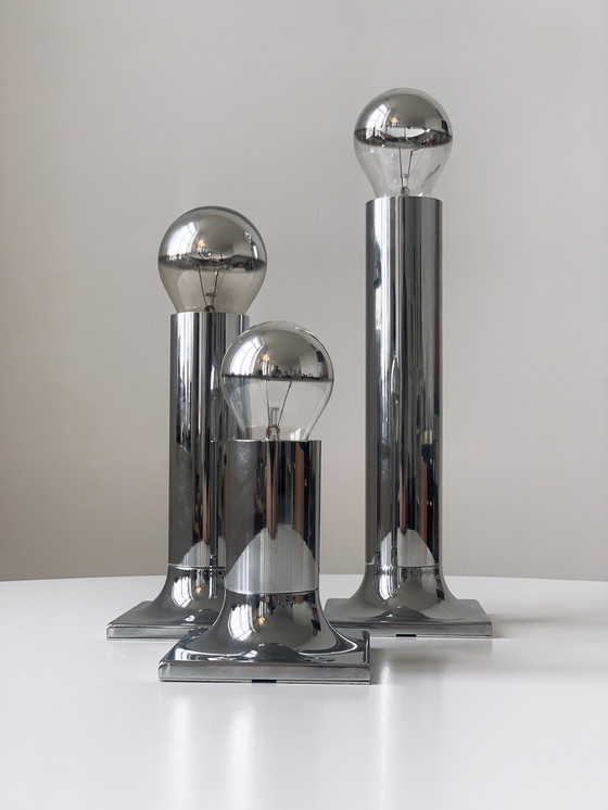 Image 1 of 3x Rolf Kruger design Tube ceiling lamps