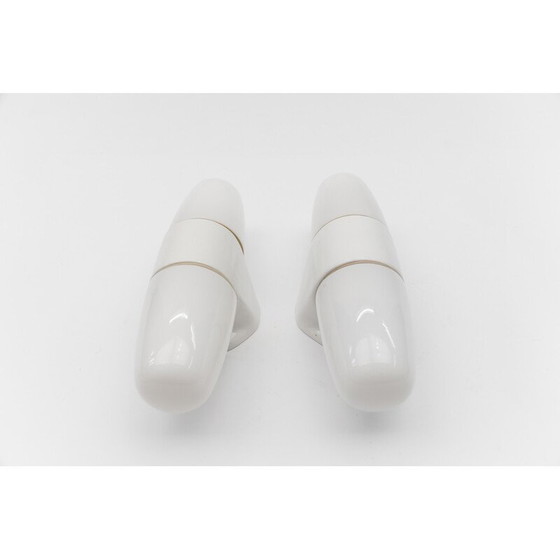 Image 1 of Pair of vintage wall lamp No. 6078 by Wilhelm Wagenfeld for Lindner Leuchten