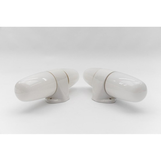 Image 1 of Pair of vintage wall lamp No. 6078 by Wilhelm Wagenfeld for Lindner Leuchten