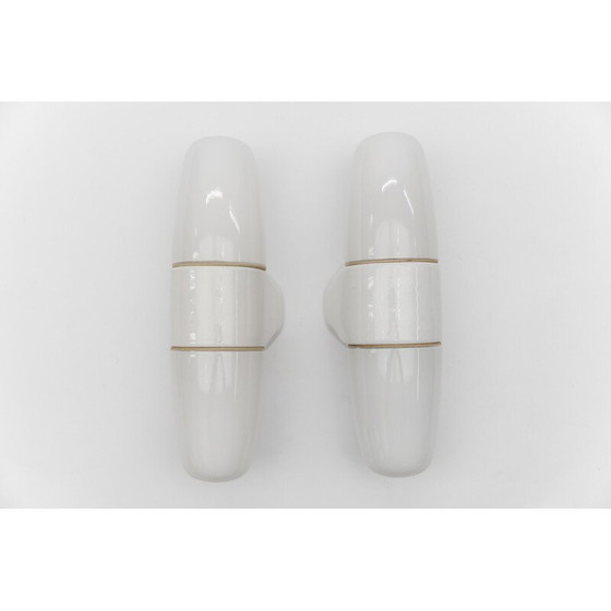 Image 1 of Pair of vintage wall lamp No. 6078 by Wilhelm Wagenfeld for Lindner Leuchten