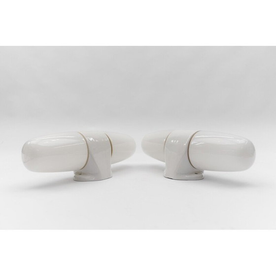Image 1 of Pair of vintage wall lamp No. 6078 by Wilhelm Wagenfeld for Lindner Leuchten