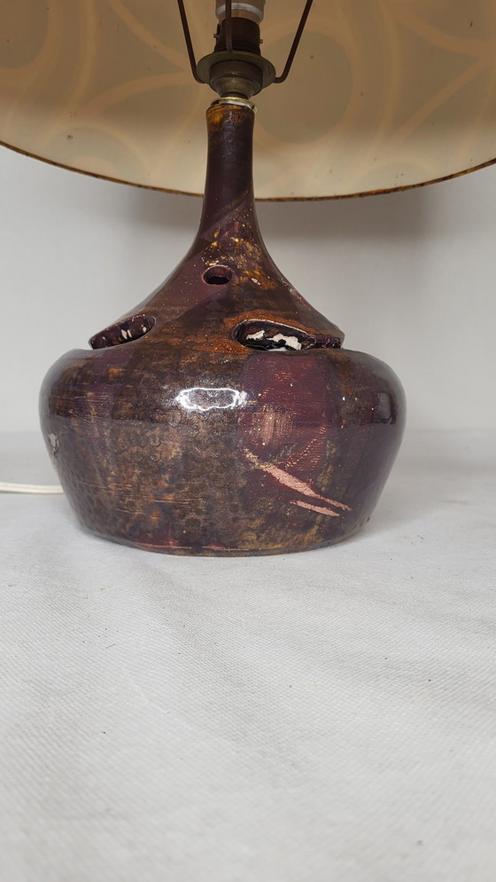 Image 1 of Stoneware Lamp 70's