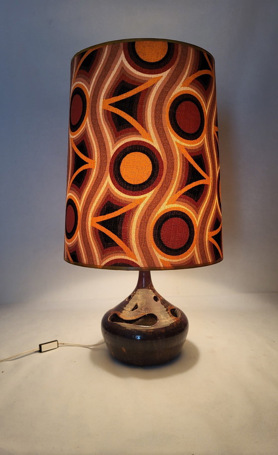 Image 1 of Stoneware Lamp 70's