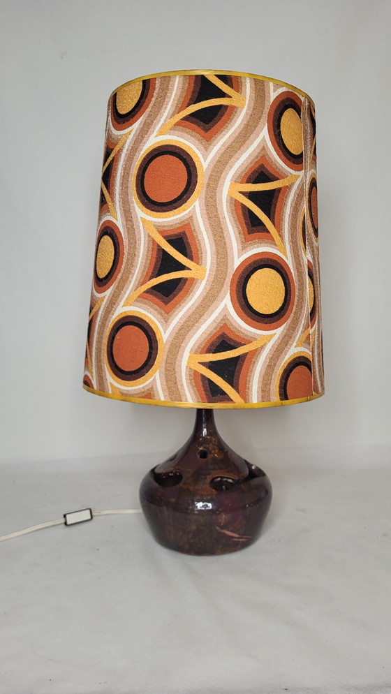 Image 1 of Stoneware Lamp 70's