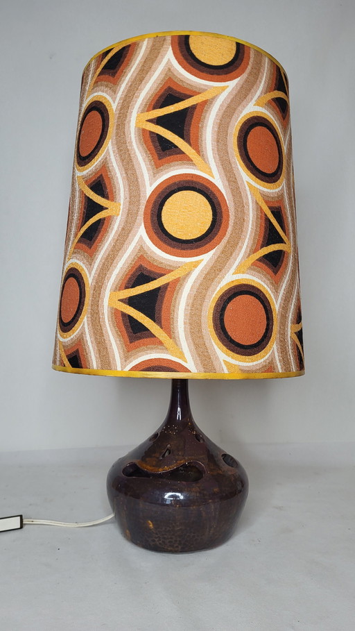 Stoneware Lamp 70's