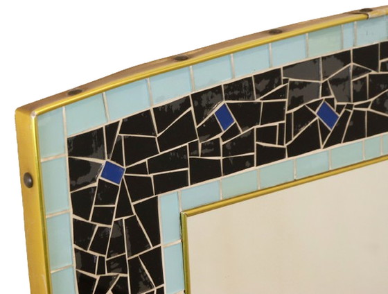 Image 1 of Mosaic wall mirror mirror 'Kulmbach' vintage